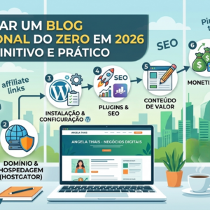 Como Criar um Blog Profissional do Zero em 2026: O Guia Definitivo e Prático